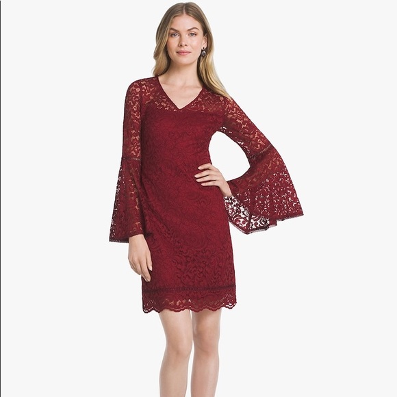 🆑WHBM🆑 NWT Bell Sleeved Shift 4 - Picture 3 of 5